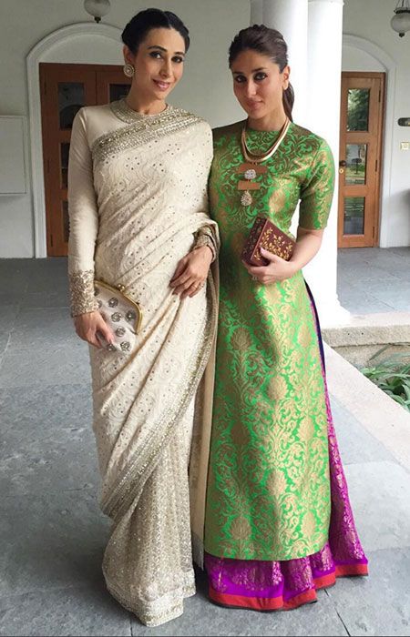 LXP - Lifexpe - Karisma Kapoor in Sabyasachi and Kareena Kapoor in Payal Khandwala