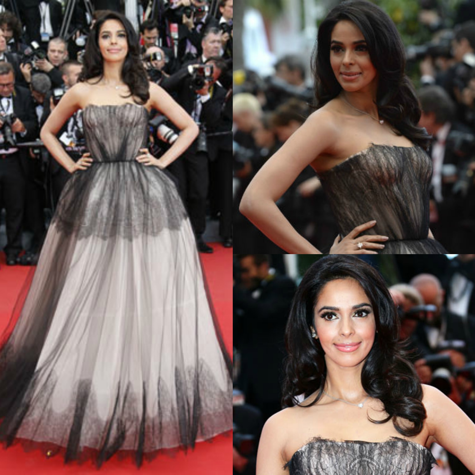 LXP - Lifexpe - Mallika Sherawat in Dolce and Gabbana at Cannes DG luxury gala dress
